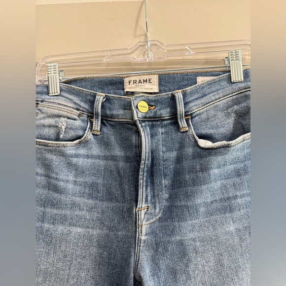 Frame Denim Blue Skinny Jeans - Picture 4 of 5